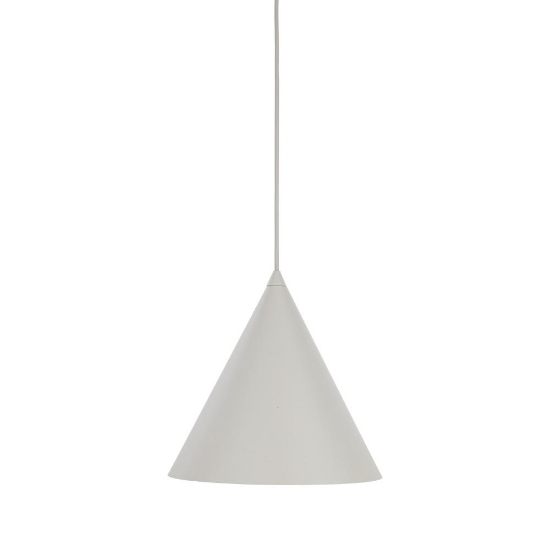Lampada cono sospensione beige 25cm